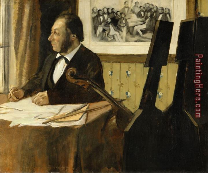 Edgar Degas The Cellist Pilet